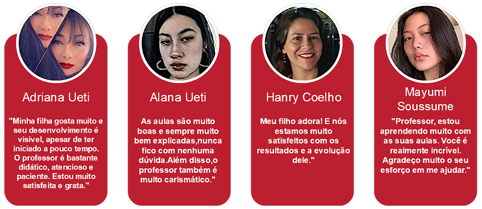 Depoimentos de alunos da Mizuno Idiomas